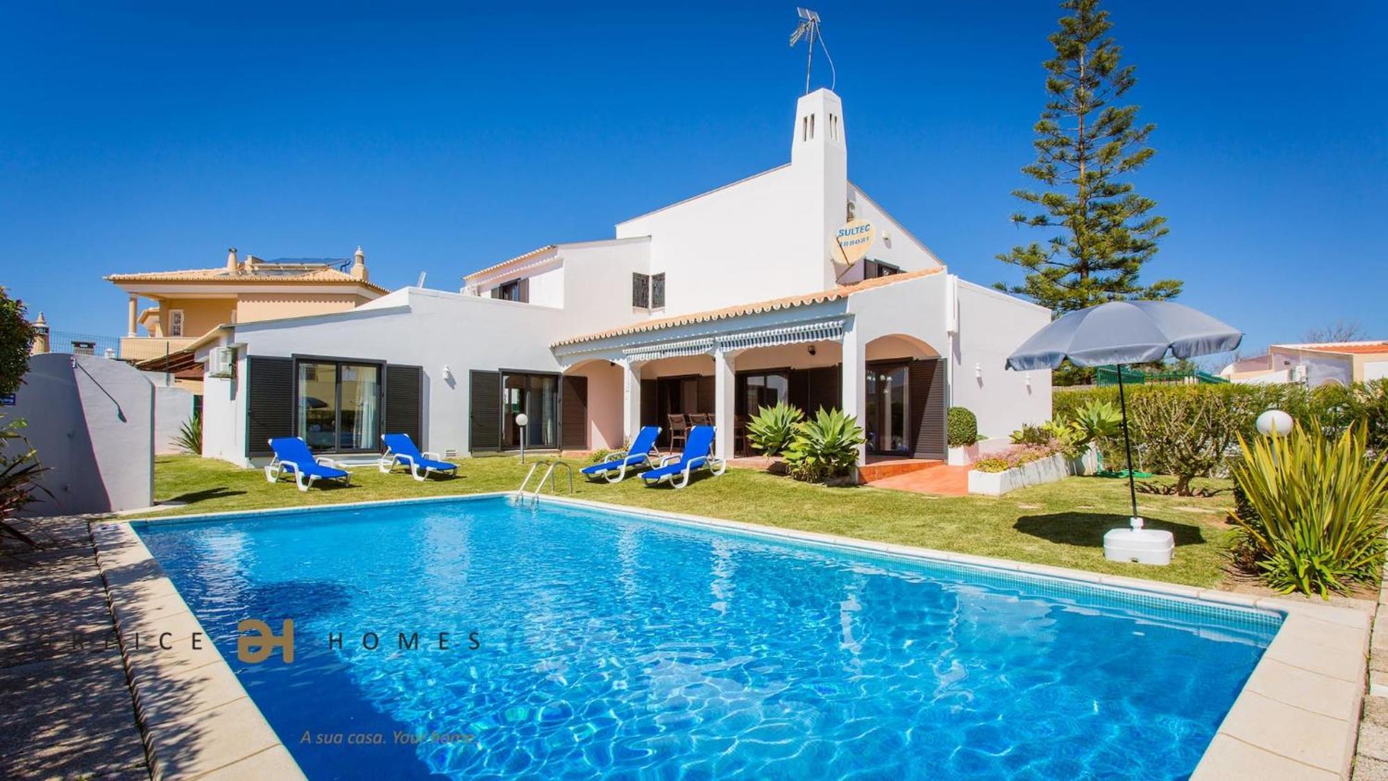 Greice Homes-650 Meters From The Beach, 4 Bedrooms Villa For Holidays In Vilamoura-Quarteira Kültér fotó